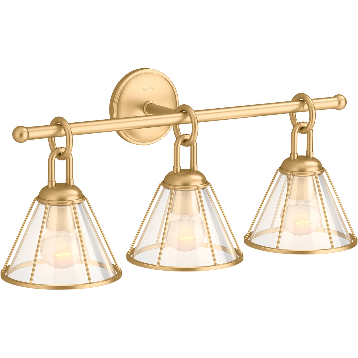 Kohler Lighting 27743 SC03 Terret 3 Light 24 Wide Bathroom Vanity Bed Bath Beyond 38068289