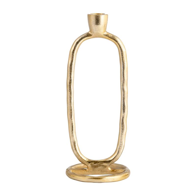 Sagebrook Home Oval Ring Taper Candle Holder