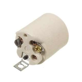 660W Ivory Round Fixture Socket with L-Bracket American Imaginations ...