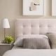 preview thumbnail 11 of 38, Carson Carrington Labbgard Queen-size Biscuit Tufted Velvet Headboard