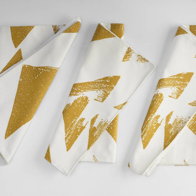 Exclusive Fabrics Triad Printed Cotton Table Runner & Placemats