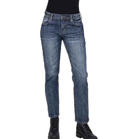 Stetson Western Denim Jeans Womens Boyfriend Blue