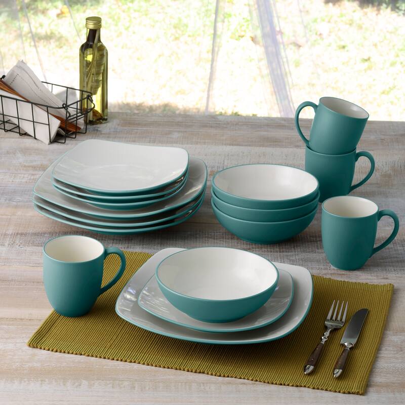 Noritake Colorwave 16-Piece Square Set, Service For 4
