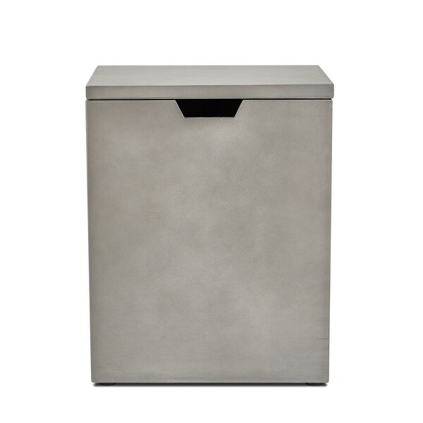 Real Flame 821-CMT Brenner Propane Tank Cover for Real Flame C820LP-CMT Firepit - Cement