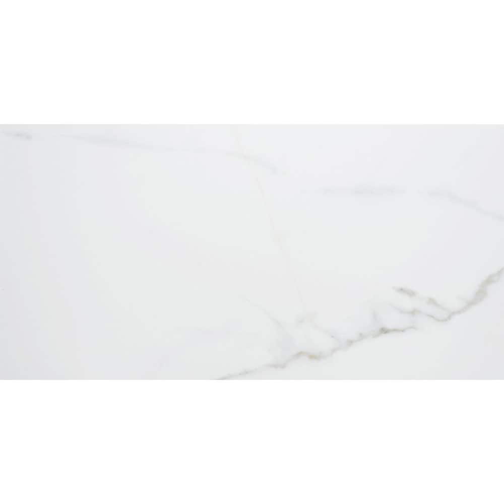 Chronos 13x26 White/ Gold Matte Porcelain Tile - Floor, Wall - Large Format