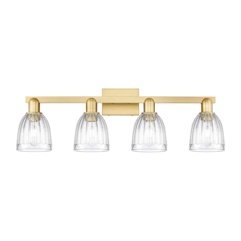 Innovations Lighting Endless Possibilities Arcadia - Brookfield - 4 Light 33" Bath Vanity Light - Satin Gold