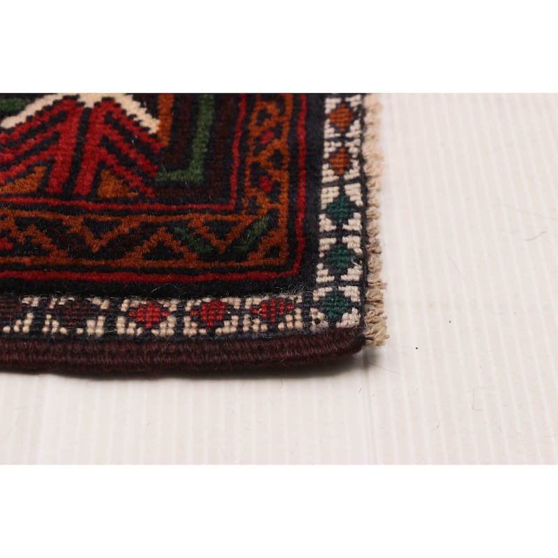 Teimani Red Rug 3'11" x 6'7" - 3'11 x 6'7