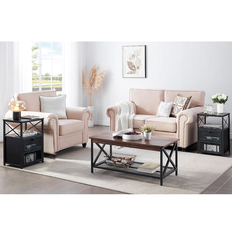 Taomika Contemporary Coffee Table Set( 2PCS/3PCS)