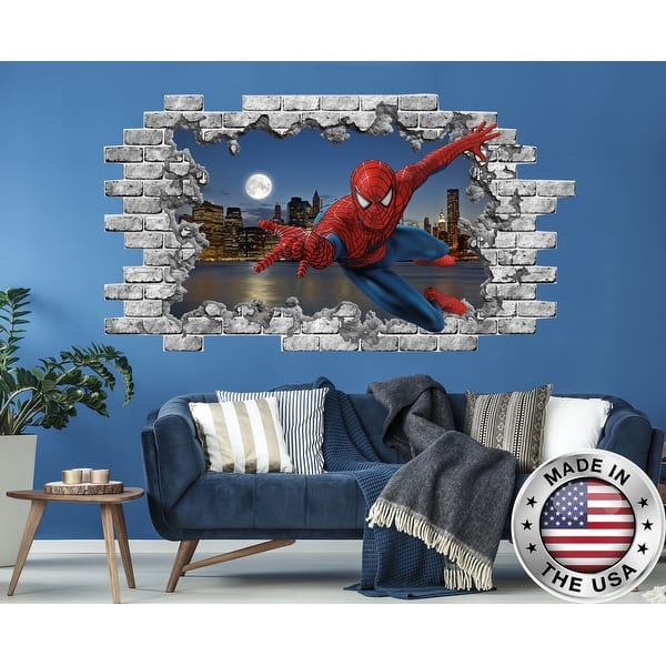 Buy Graffiti 3D Wall Decal Love Smashed Wall Tattoo Decal Boys Bedroom  Decor Wall Stickers Mural