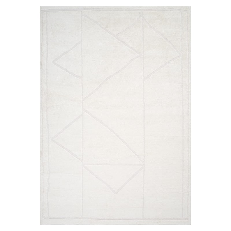 HomeRoots Moroccan Transitional Runner Area Rug - 120.00 in. x 30.00 in. x 0.60 in.