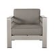 preview thumbnail 7 of 43, Cape Coral Outdoor Club Chairs with Optional Sunbrella Cushions (Set of 2) by Christopher Knight Home