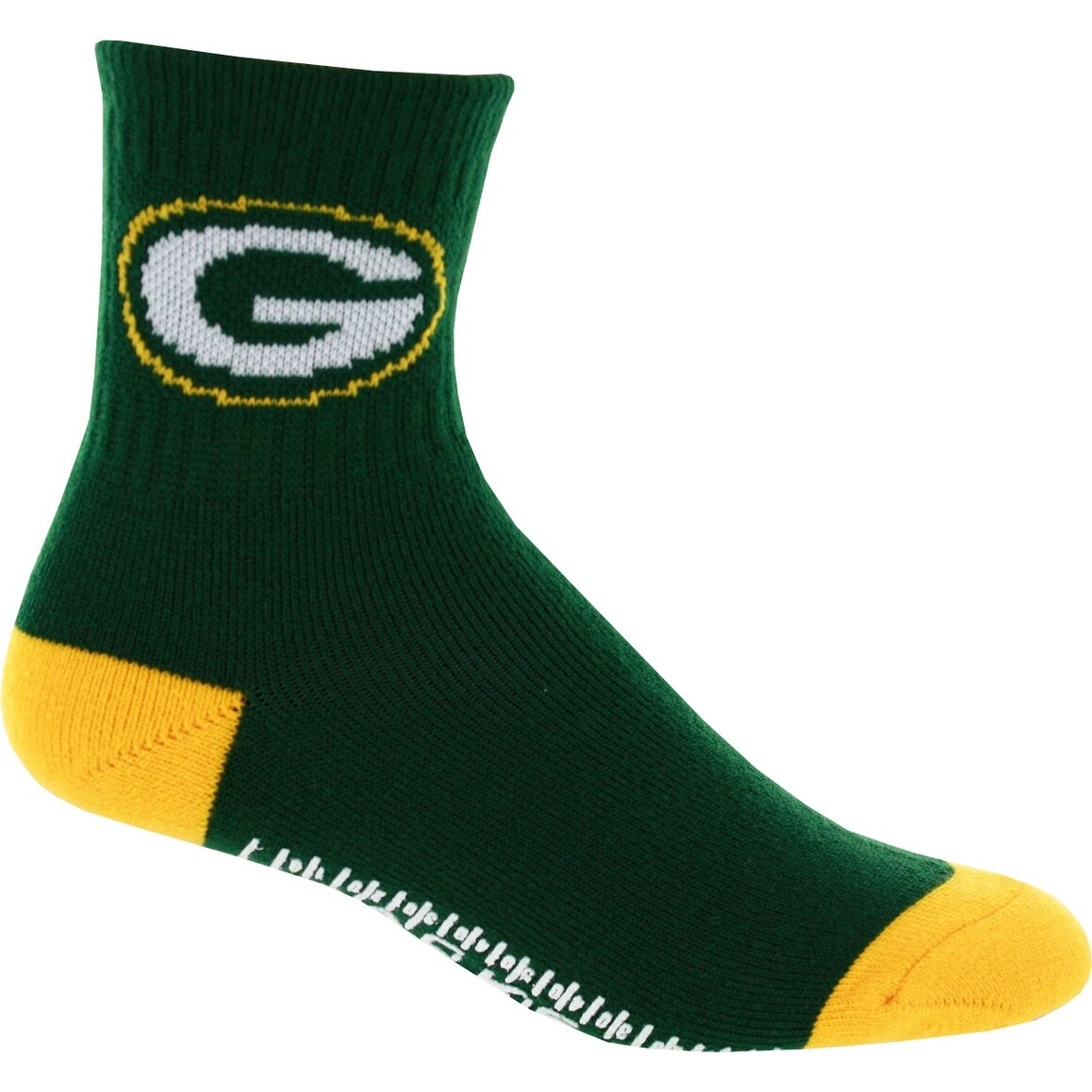Shop Green Bay Packers Hashmark Slipper Socks Overstock 23526520