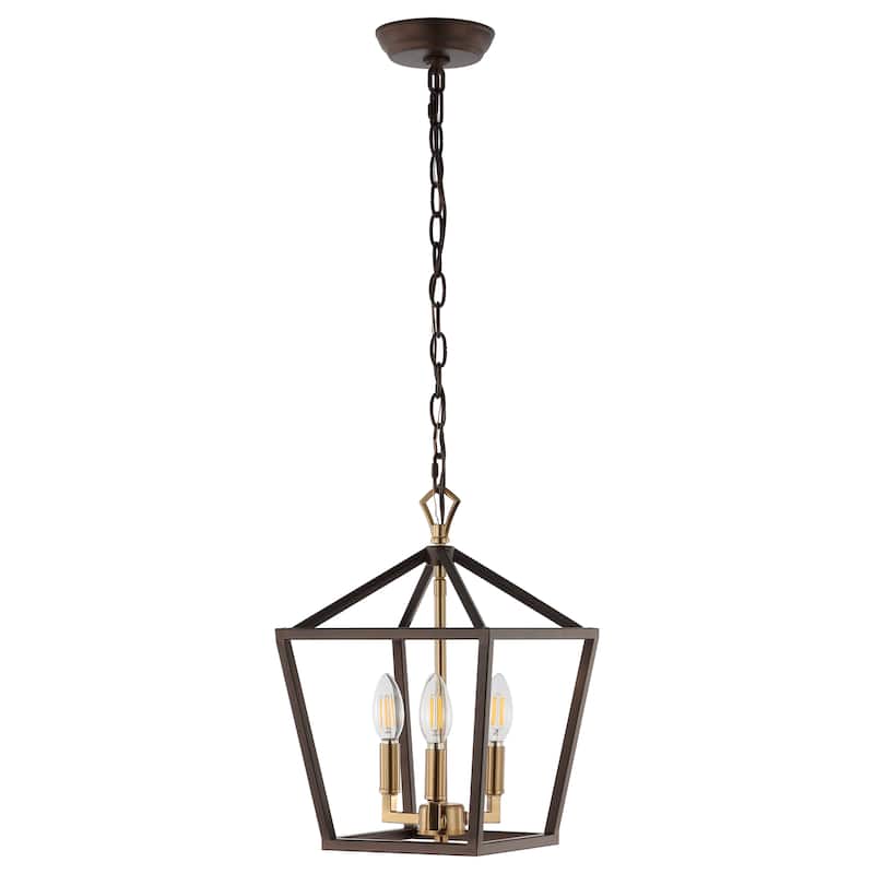 Marion Lantern Metal LED Pendant, by JONATHAN Y