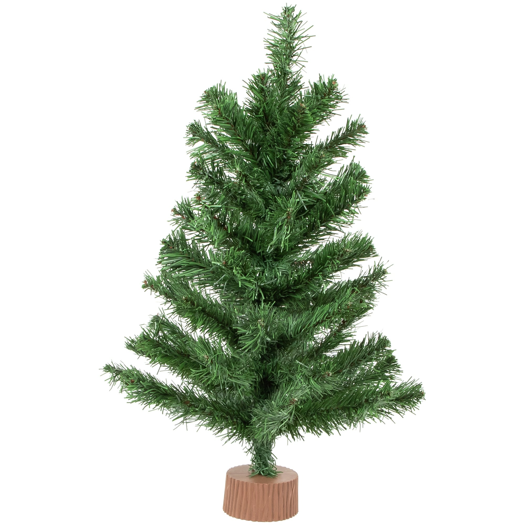 24" Mini Pine Medium Artificial Christmas Tree Unlit.
