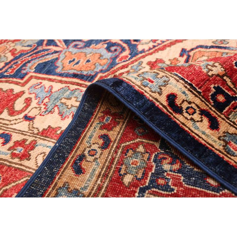 ECARPETGALLERY Hand-knotted Aryana Dark Navy Wool Rug - 8'10 x 11'10