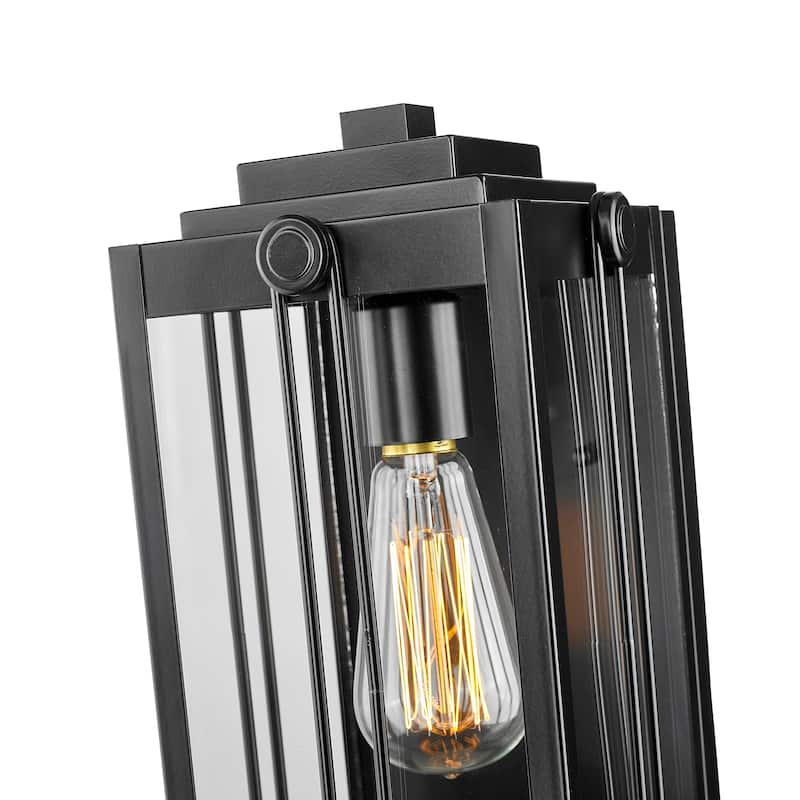 Millennium Lighting Oakland 1 Light Outdoor Wall Sconce in powder Coat Black