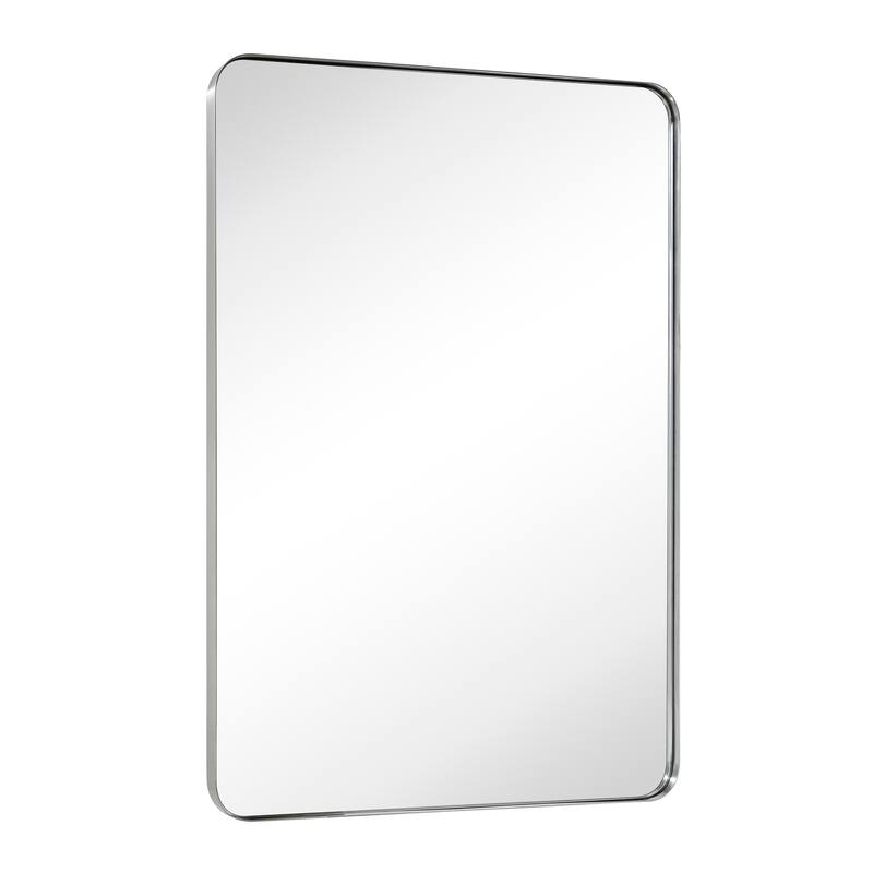 TEHOME Kengston Modern & Contemporary Rectangular Bathroom Vanity Mirror - 30'' x 48'' - Brushed Nickel
