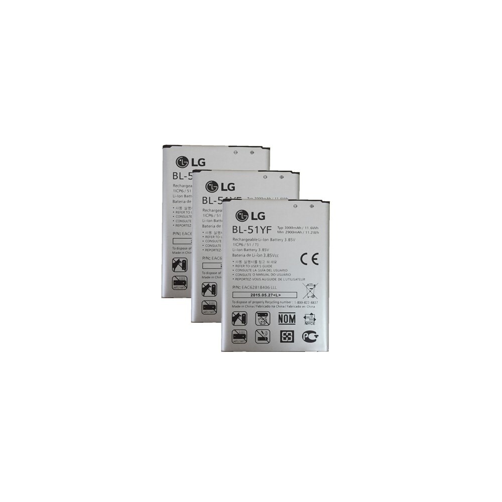 Shop Replacement Battery For Lg H634 Mobile Phones Bl 51yf 3000mah 3 85v Li Ion 3 Pack Free Shipping On Orders Over 45 Overstock 22996776