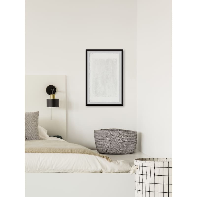 'Stained Concrete' Framed Painting Print