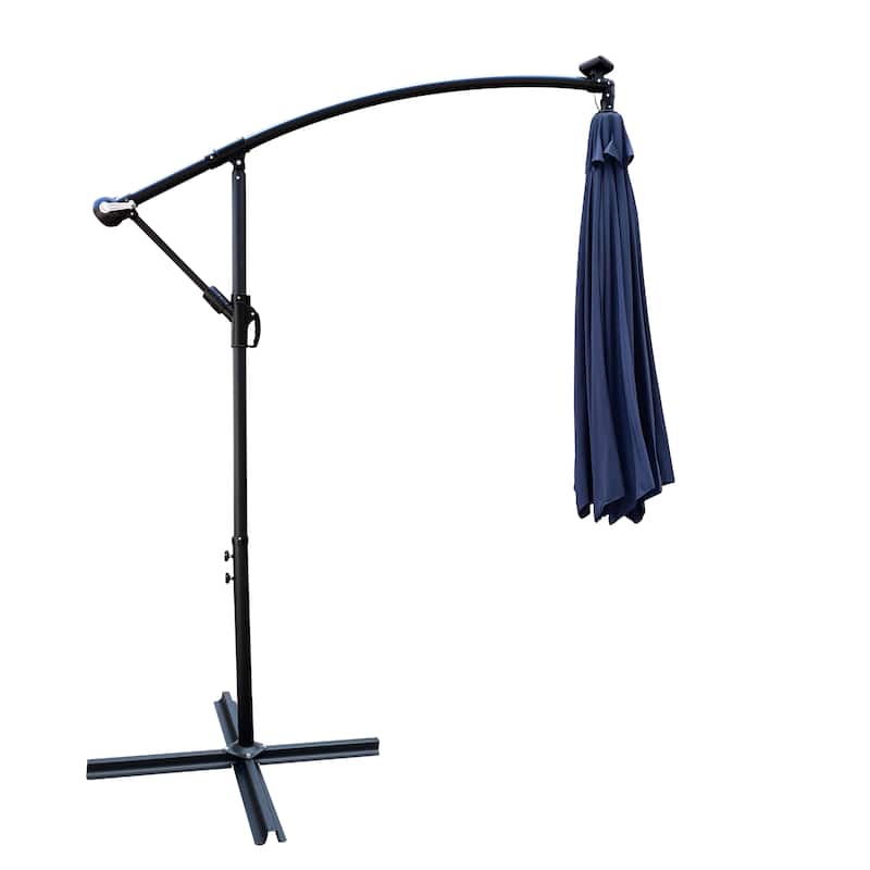 Waterproof 10 ft Market Umbrella with LED Lights