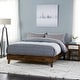 preview thumbnail 7 of 9, Kotter Home Solid Wood Mid-century Modern Platform Bed