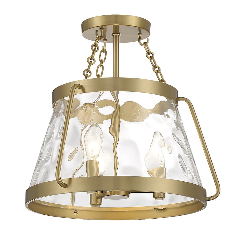Savoy House 6-1802-3 Crawford 3 Light 15" Wide Semi-flush Ceiling