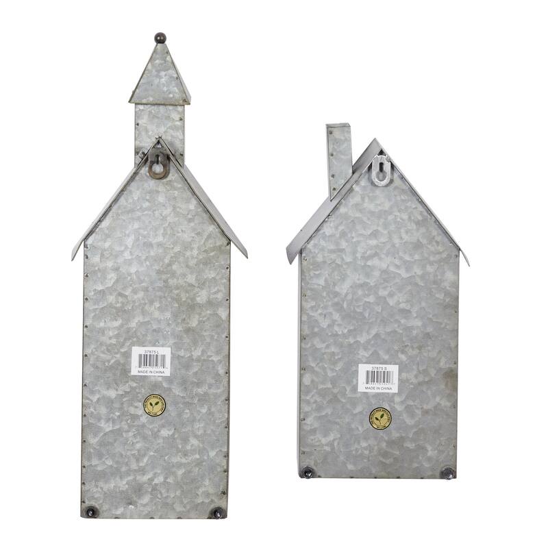 Metal Candle Lantern - Set of 2 - Roche River Decor