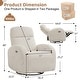 preview thumbnail 11 of 54, Power Swivel Rocker Glider Nursery Recliner with USB Port Set of 2