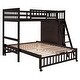 preview thumbnail 24 of 42, Contemporary Wooden Twin Over Full Bunk Bed With Six Drawers And Flexible Shelves, Bottom Bed With Wheels, Space-saving, White