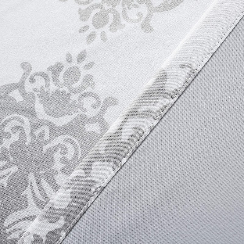 DriftAway Asher Medallion European Floral Blackout Lined Curtain 2 Panels