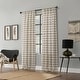 preview thumbnail 20 of 20, Clean Window Twill Stripe Anti-Dust Linen Blend Sheer Curtain Panel, Single Panel