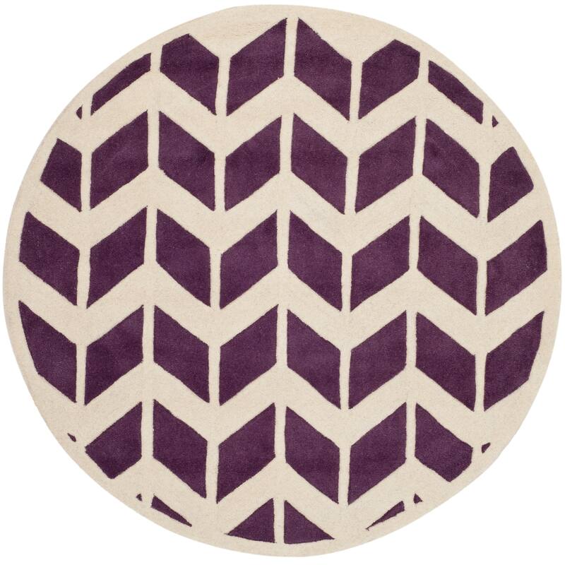 SAFAVIEH Handmade Chatham Aloyse Modern Wool Rug
