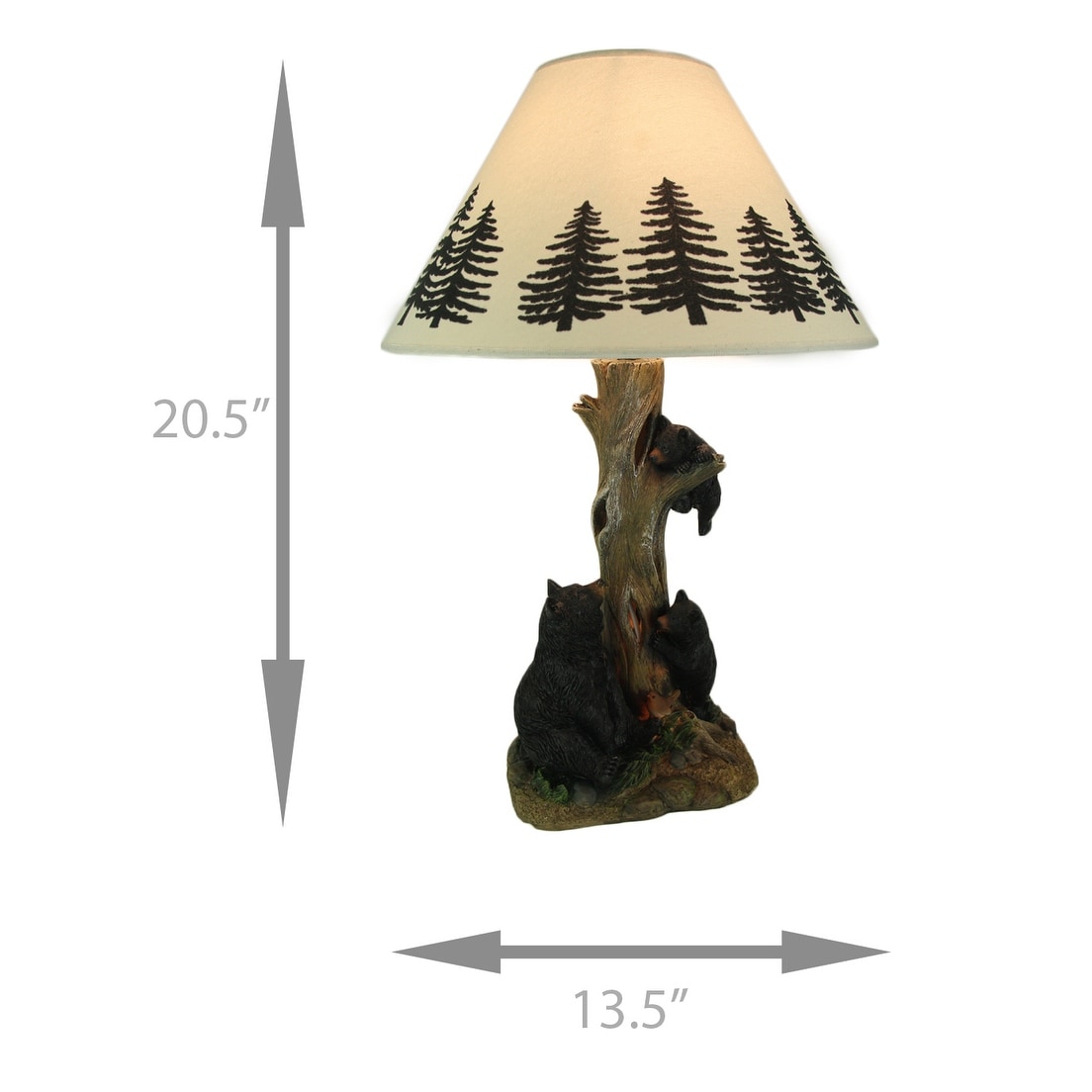 table lamp with nightlight base