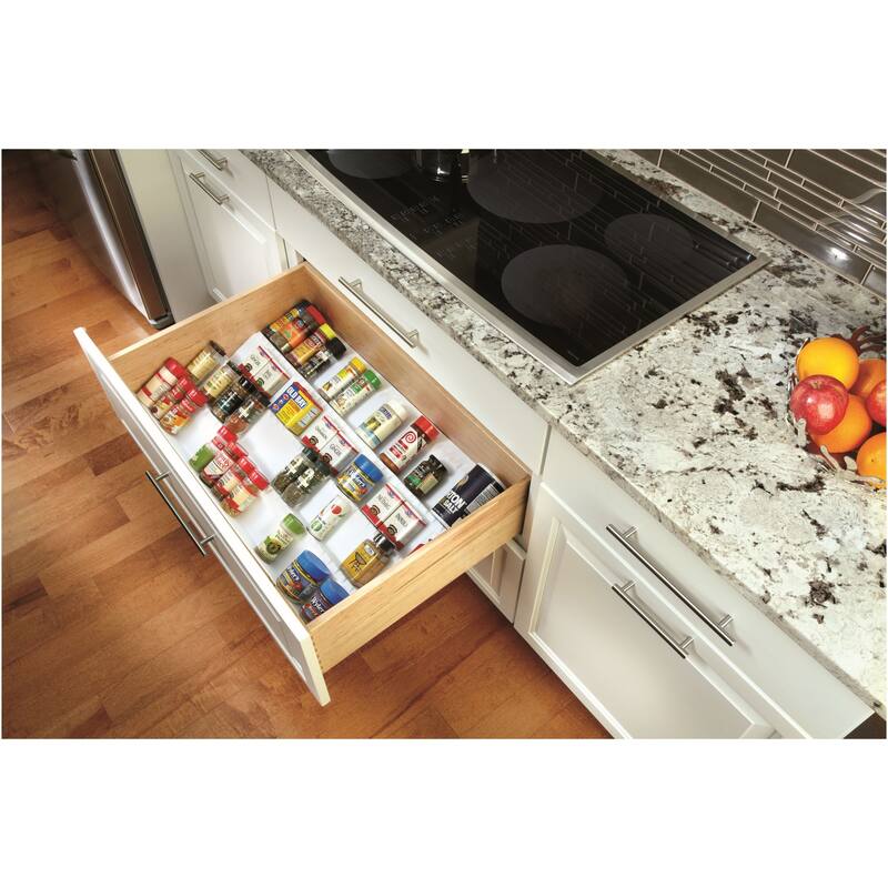 Rev-A-Shelf ST50 Series 20 x 50 Inch Trimmable Spice Rack Drawer