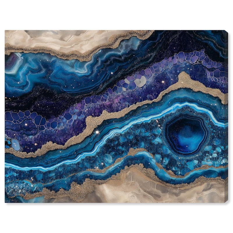 Galactic Geode I Canvas by Art Remedy, Gallery Wrapped - 36" x 30"