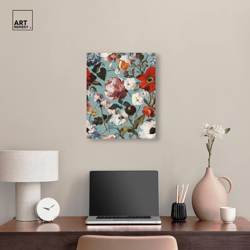 Floral Tapestry I Canvas by Art Remedy, Gallery Wrapped