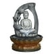 preview thumbnail 5 of 7, Buddha Fountain Indoor Decoration Zen Meditation Tabletop Waterfall
