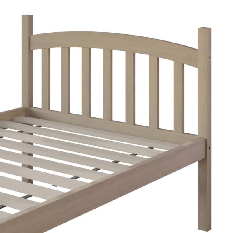 CraftPorch Mid-Century Twin Over Twin Bunk Bed