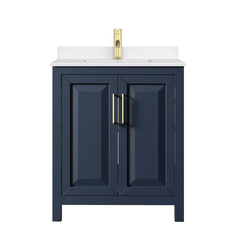 Daria 30-inch Single Vanity, Single Hole Quartz Top