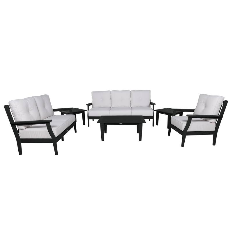 HIGHWOOD Lehigh 6-Piece Grand Deep Seating Set - Bliss Linen