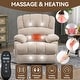 preview thumbnail 14 of 13, Chenille Power Lift Recliner Chair with Vibration Massage and Heating