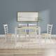 Option White/Natural Table + White/Natural Chairs