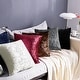 preview thumbnail 9 of 101, Deconovo Velvet Throw Pillow Covers, Pack of 2 (Covers Only)