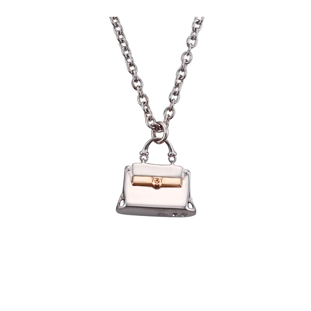Salvatore Ferragamo Sterling Silver Pendant Necklace