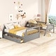preview thumbnail 12 of 13, Merax Twin-Over-Full Bunk Bed with Drawers