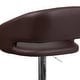 preview thumbnail 49 of 178, Vinyl Adjustable Height Barstool with Rounded Mid-Back