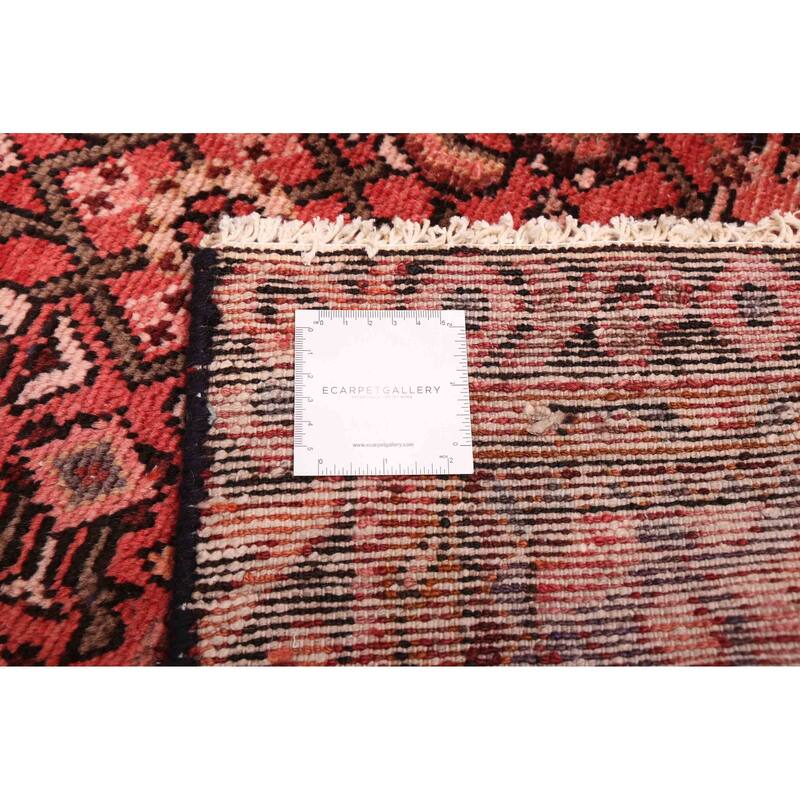 ECARPETGALLERY Hand-knotted Andelz Red Wool Rug - 3'1 x 10'0
