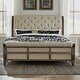 preview thumbnail 1 of 18, Americana Farmhouse Dusty Taupe King Sleigh Bed King