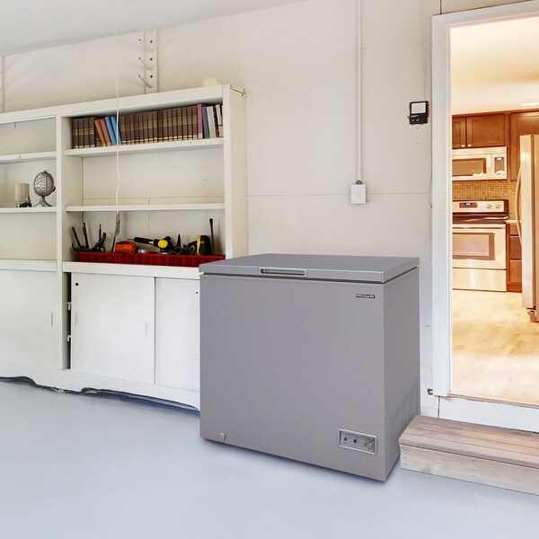 Frigidaire Frigidaire 7.0 Cu. ft. Chest Freezer, Grey - Bed Bath
