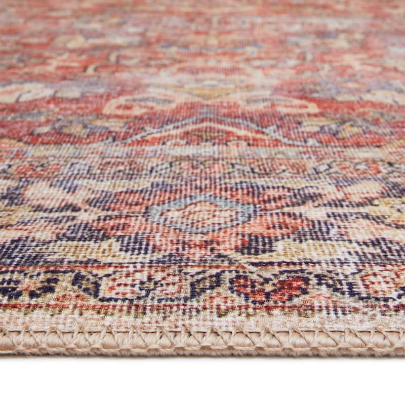 Alexander Home Victoria Bohemian Botanical Printed Area Rug